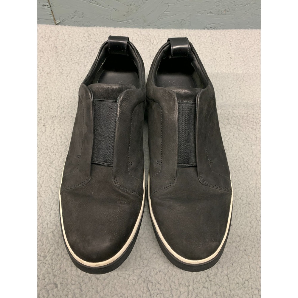Vince Men's Black Suede Slip-On Sneakers Size 13M EUR 47.5 Casual‎ Low Top - Picture 5 of 15